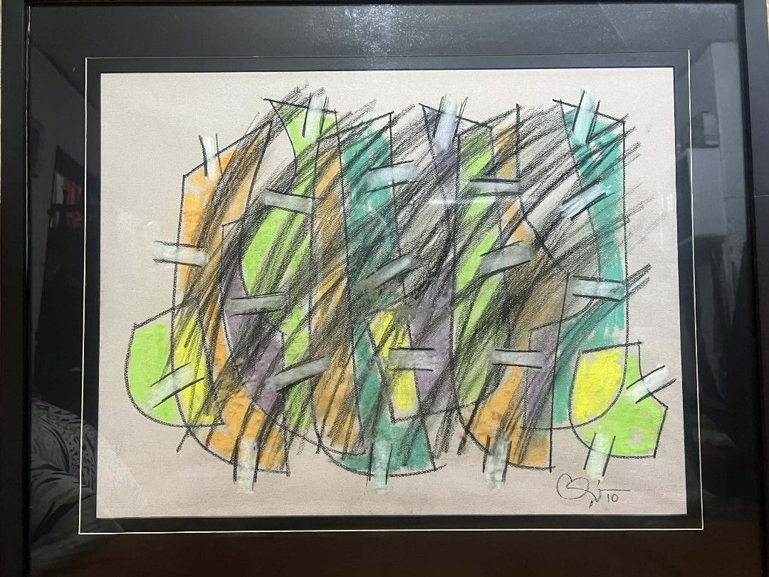 Abstract Pastel Artwork (Category: Art & Prints) located in Manila. Submitted by naragwycliffe (Listing ID 1405836283, Image 1). Description: artist: Romulo Olazo title: Diaphanous year: 2010 medium: soft pastel size : 20x25 inches coa: from olazo .