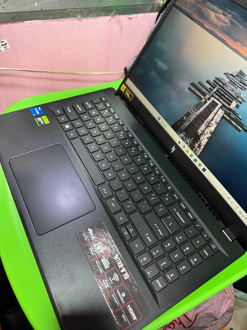 ACER nitro V15 (Category: Laptops & Notebooks) located in Manila. Submitted by mitcheko (Listing ID 1405849127, Image 3). Description: Core i5-13 th generation 8gb ram 512 ssd 4gb vCard RTX 2050 Good condition Good for rendering AutoCad Photo and video editing Online class/thesis etc..