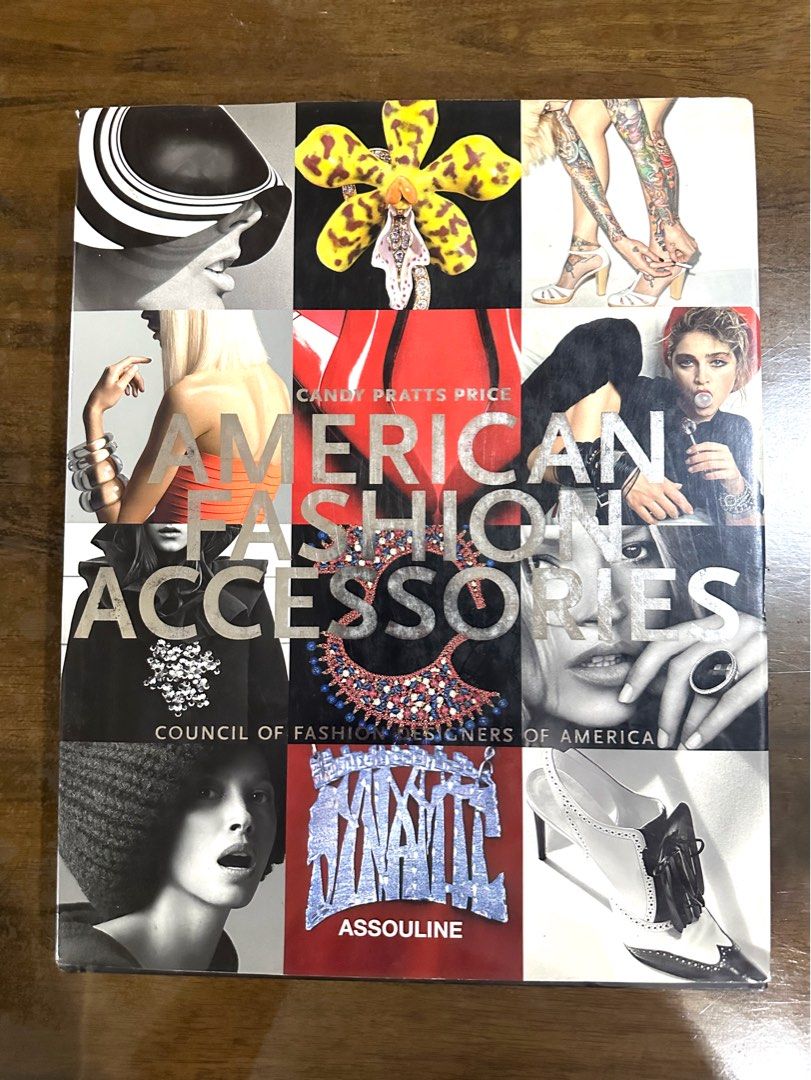 American Fashion Accessories (Category: Magazines) located in Cavite. Submitted by dearreaderph (Listing ID 1405730955, Image 1). Description: Hardbound large format coffee table book about Fashion.