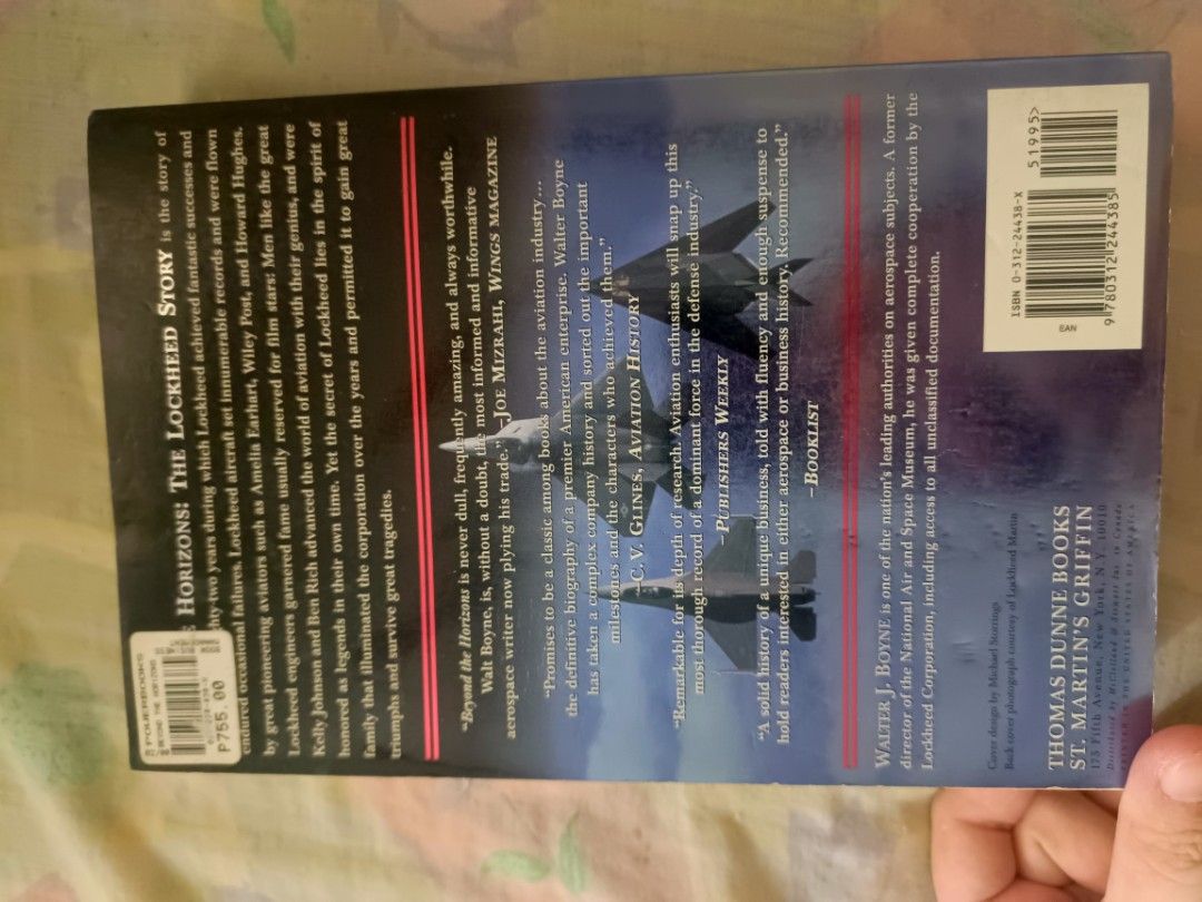 BEYOND THE HORIZONS THE LOCKHEED STORY WALTER J. BOYNE (Category: Storybooks) located in Mandaluyong City. Submitted by oldbookssale (Listing ID 1405771259, Image 2). Description: .