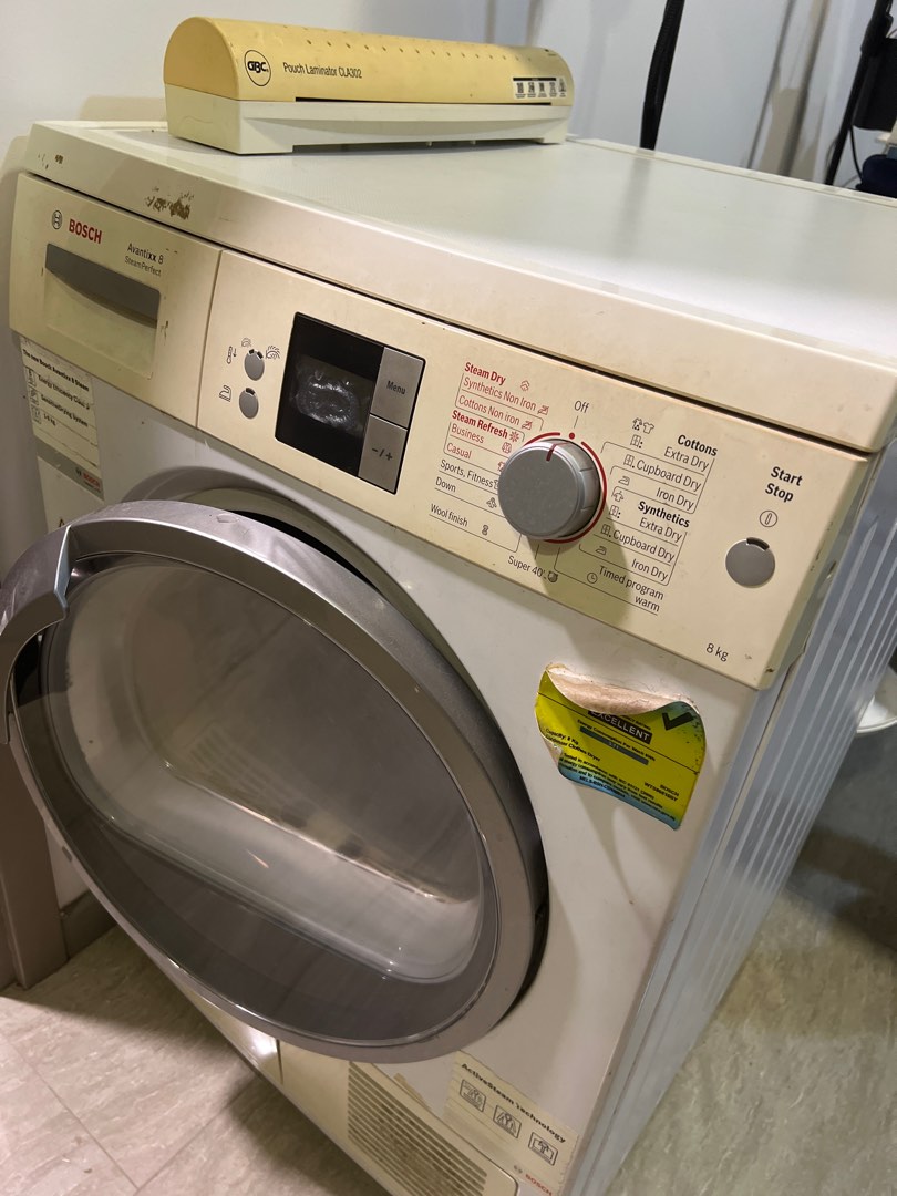 Bosch Avantixx 8 SteamPerfect Dryer (sensor spoilt. Works for 10 mins — free download