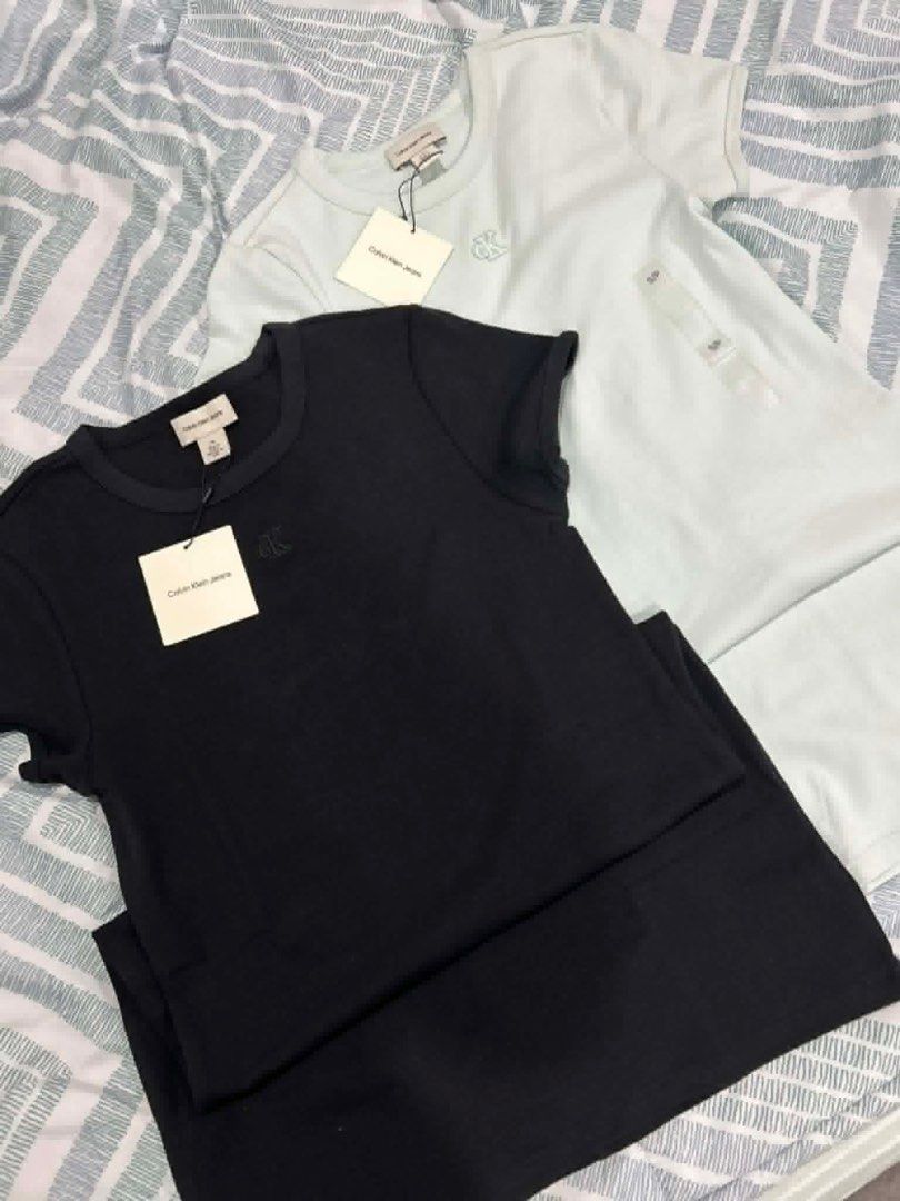 Calvin Klein Jeans Mini Dress (Category: Dresses) located in Bulacan. Submitted by the.maplemart (Listing ID 1405776881, Image 3). Description: - Calvin Klein Jeans mini dress - Crew neck - Short sleeves - Slim fit - Subtle logo detail - Available colors: Black, Light Blue - New with tags.