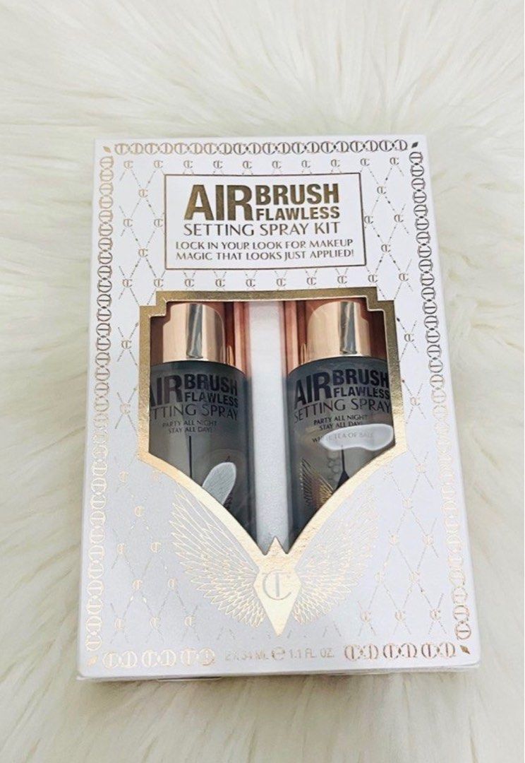 CHARLOTTE TILBURY AIRBRUSH SETTING SPRAY KIT (Category: Face Care) located in San Juan City. Submitted by cashfrancefashioncosmetics_ph (Listing ID 1405719321, Image 1). Description: CHARLOTTE TILBURY AIRBRUSH SETTING SPRAY KIT 2pcs 34ml SOLD PER SET AUTHENTIC BRAND NEW PM FOR MORE DETAILS .