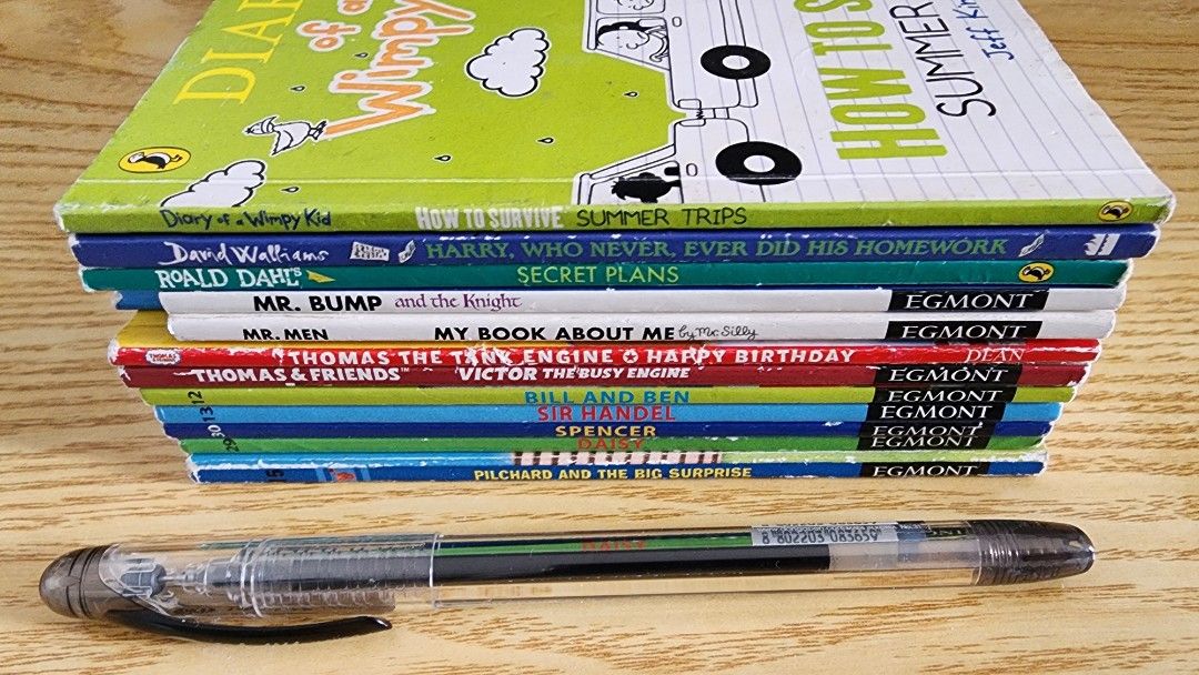 Children's Book Collection boys thomas flat book (Category: Children's Books) located in Caloocan City. Submitted by s.go2014 (Listing ID 1405786646, Image 1). Description: Story books for boys My Thomas & friends Bob the builder Mr Men preloved small flat book bundle 12books .