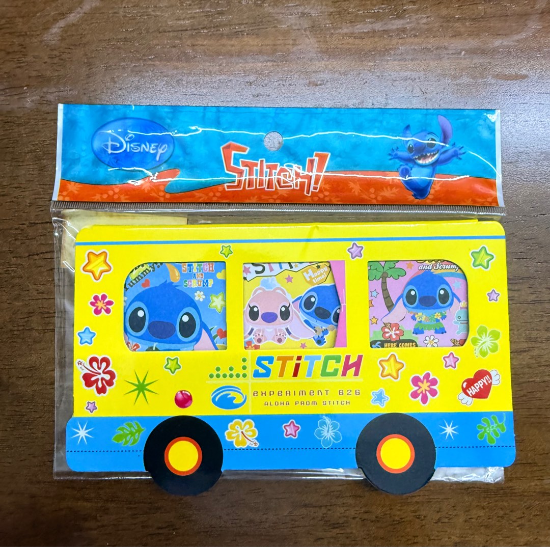 Disney Lelo Stitch Memo Pad Sticky Notes, Hobbies & Toys, Stationery ...