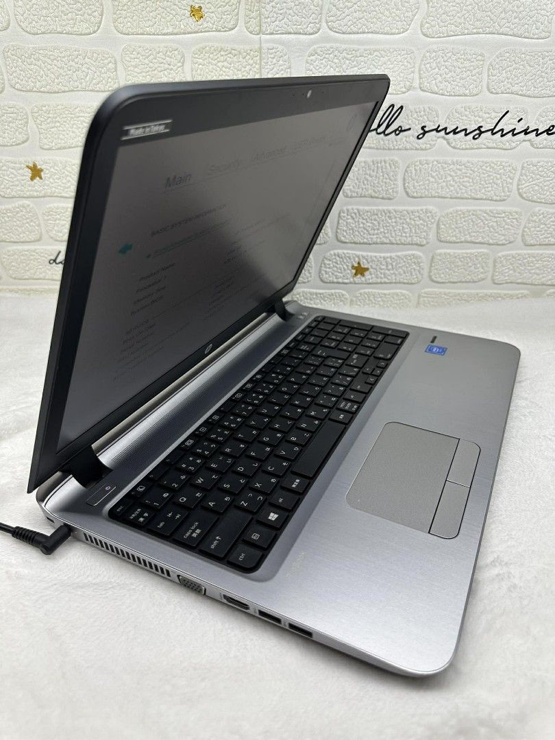 •hp 450g3 (350pcs available) (Category: Laptops & Notebooks) located in Manila. Submitted by lonelyme_1986 (Listing ID 1405774036, Image 1). Description: •hp laptop slim type with numpad 15inch Retail price: 10,999p Wholesale price: pm po •FREEBIES: CHARGER. POUCH BAG AND MOUSE •hp 450g3 (350pcs available) •INTEL CORE i5 6TH GEN 2.30GHZ •RAM: 8GB (UPGREDABLE) •STORAGE: 120GB •1366*768 screen resolution •INTER graphics 620 •USB 2.0 (1) USB 3.0 (2)