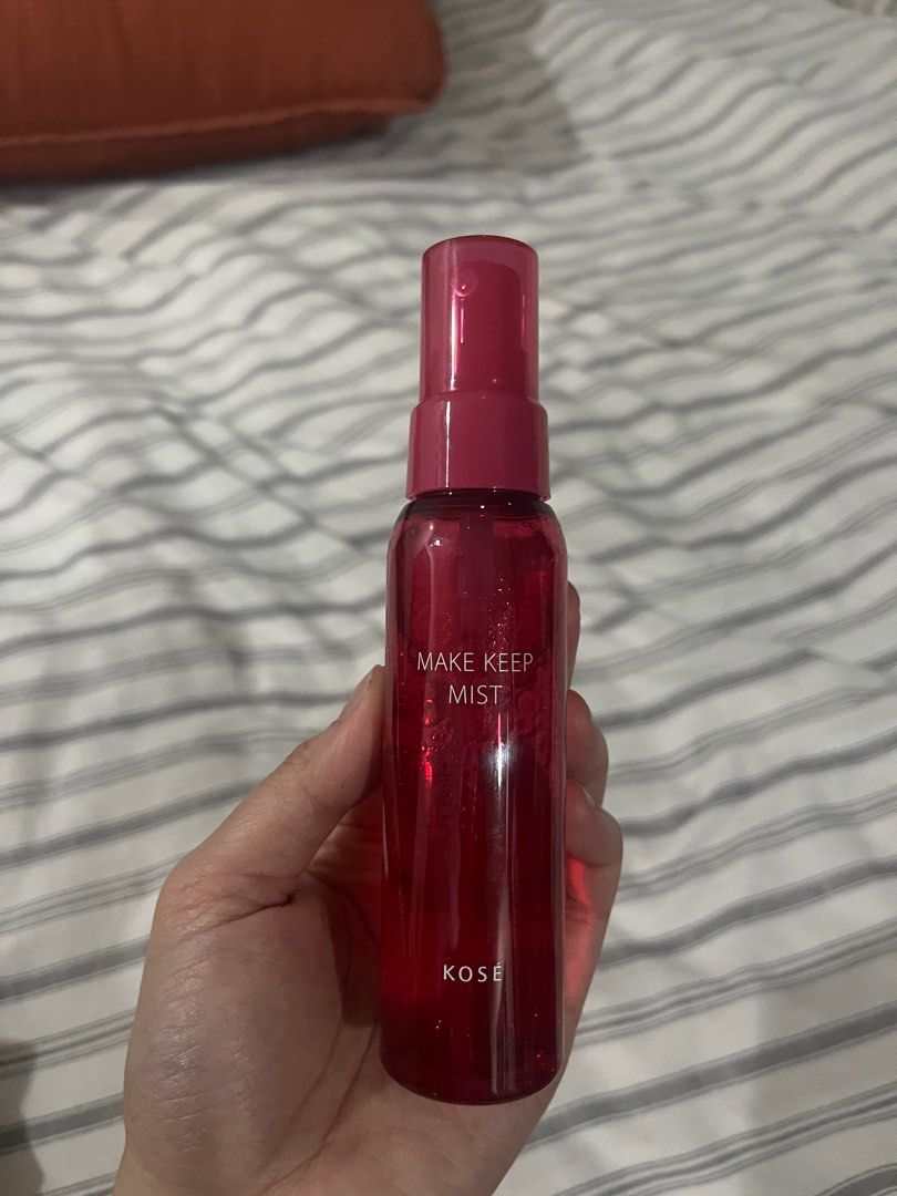 Kose Make Keep Mist (Category: Makeup) located in Paranaque City. Submitted by nikkis100 (Listing ID 1405893963, Image 1). Description: Bought this in Japan make up store last year. Used around 3 times only. RFS- My skin is quite sensitive now so I switched to fragrance free products, this product has some fragrance..