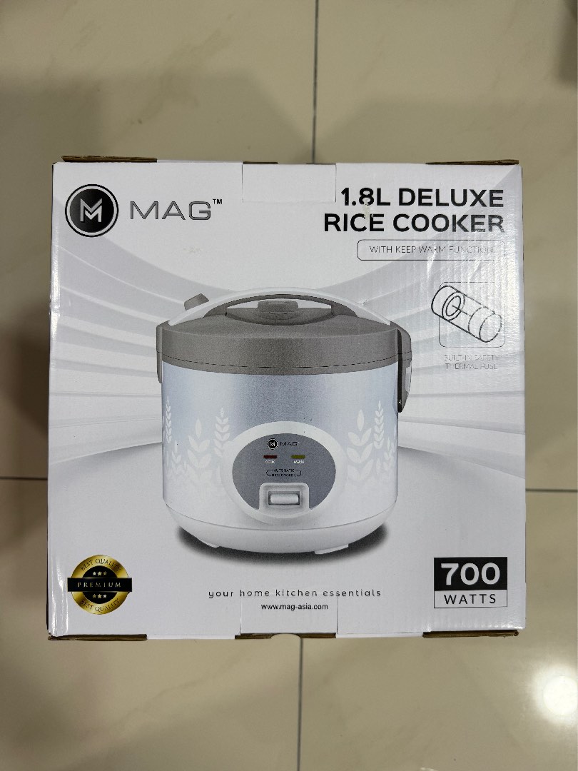 MAG 1.8L Deluxe Rice Cooker, TV & Home Appliances, Kitchen Appliances ...