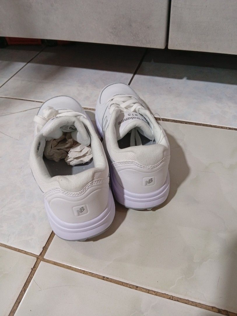 New Balance 813 White Sneakers (Category: Sneakers) located in Manila. Submitted by bb_mushroom (Listing ID 1405770494, Image 3). Description: New Balance 813 White US SIZE 8.5 Orig price: 8k+ Selling price: 2,500 - Brand new - Authentic - Good Condition - No box.