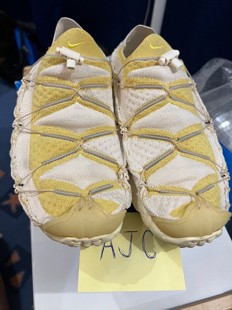 Nike ISPA Mindbody Light Cream US Men's 9 (Category: Sneakers) located in Quezon City. Submitted by alecjc (Listing ID 1405881990, Image 3). Description: - Nike ISPA Mindbody sneakers - Color: Light Cream with yellow accents - Size: US Men's 9 (runs small) I usually wear 8/8.5 - Features textured sole - Condition: Good Bought in Japan Very very comfortable .
