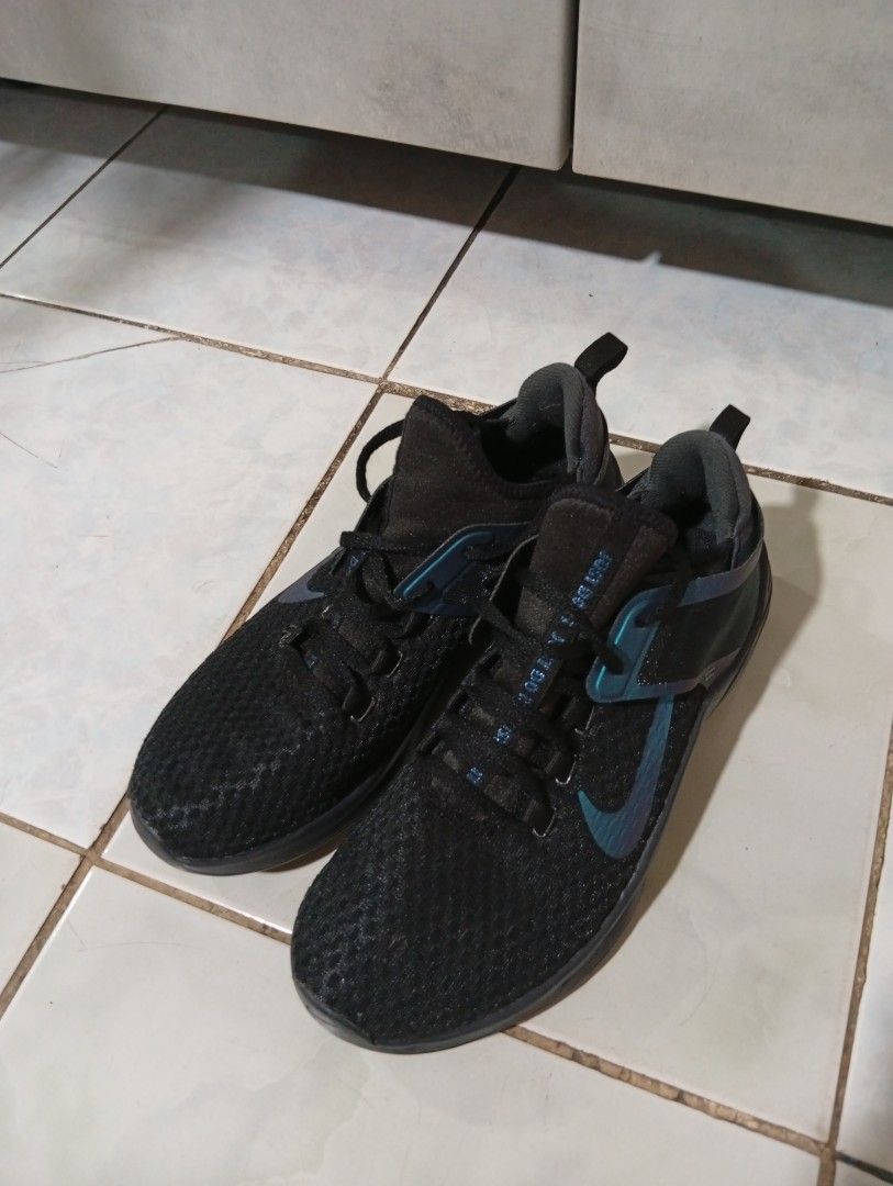 Nike Womens Air Max Bella TR 2 AMD Black (Category: Sneakers) located in Manila. Submitted by bb_mushroom (Listing ID 1405769282, Image 1). Description: Nike Womens Air Max Bella TR 2 AMD Black - Color: Black with teal accents - Size: US 8.5, UK 6, EUR 40 - Features: Black mesh upper, teal Nike swoosh - Sole: Black with purple accent - Brand new - Authentic - Good Condition - No box .