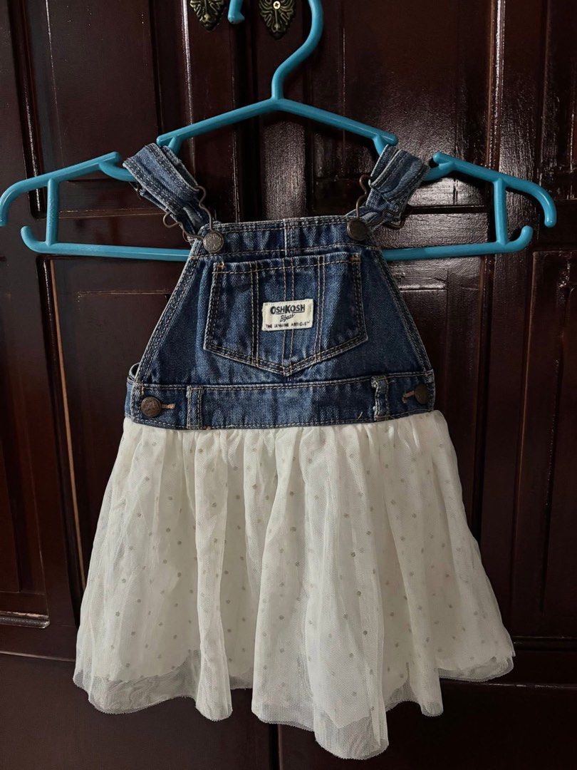 OshKosh B'gosh Denim Dress (Category: Babies & Kids Fashion) located in San Jose. Submitted by arakyer (Listing ID 1405728711, Image 1). Description: size on tag: 18mos.
