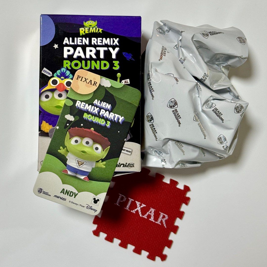 Pixar Toy Story Alien Blindbox (per item) (Category: Designer & Blind Box Toys) located in Makati City. Submitted by crayonf5 (Listing ID 1405720776, Image 3). Description: FOR SALE: Alien Remix 3 - Andy Alien Remix 3 - CDA Alien Tea Time - Shoyu Dango Php 500 EACH Sealed Foil Payment: BDO / GCash Shipping: Grab / Lalamove (buyer's expense) Location: Makati.
