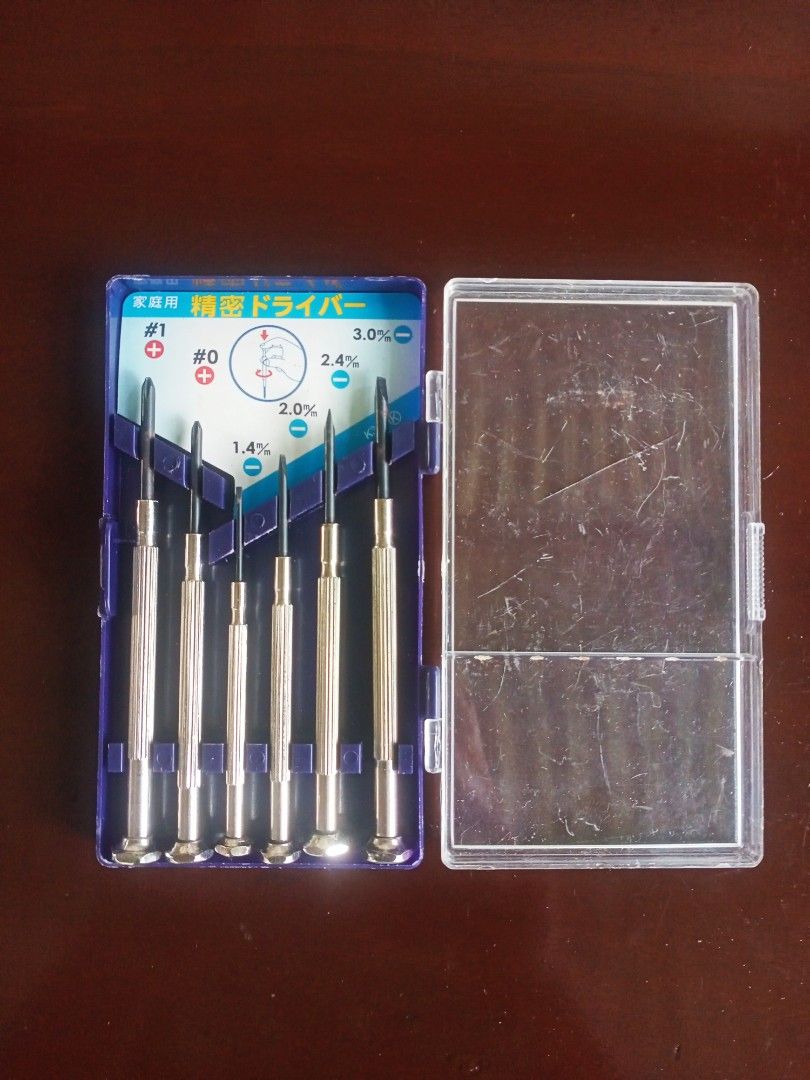 Precision Screw Driver (6pcs) Japan (Category: Construction Tools & Equipment) located in San Isidro. Submitted by thankugeri87256 (Listing ID 1405825298, Image 2). Description: ✏️Japan surplus item ✏️Flaws/scratches if any are normal. ✏️Ideal 4 electronic trouble shooting. ✏️Sold in "as is where is"basis..
