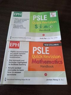 FREE MAIL! PSLE Quick Revision Handbook - Mathematics & Science ...