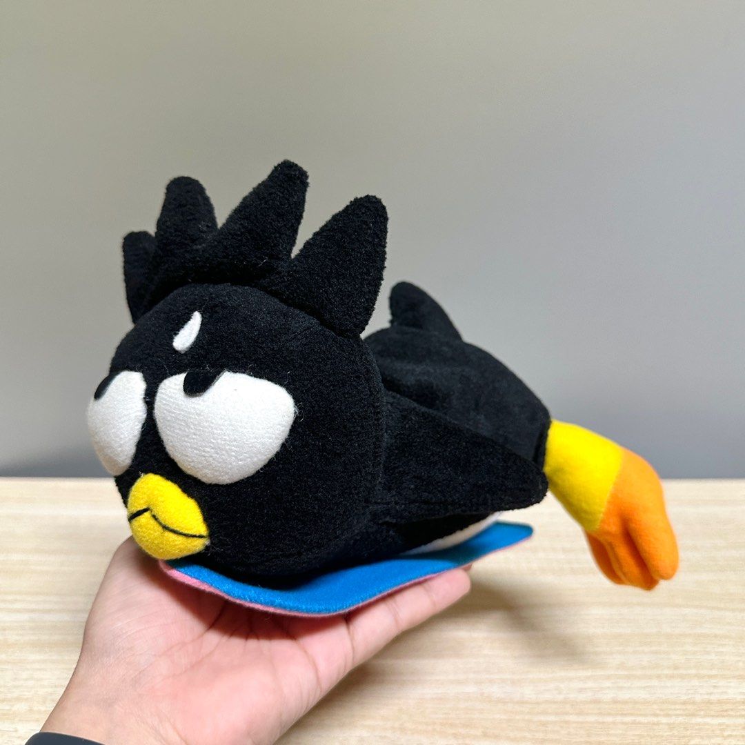 Rare Vintage Sanrio 1997 Badtz-Maru Plush 12.5x18cm (Category: Fan Merchandise) located in Davao. Submitted by pandorastoybox (Listing ID 1405903959, Image 1). Description: Rare Vintage Sanrio 1997 Badtz-Maru Plush 12.5x18cm.