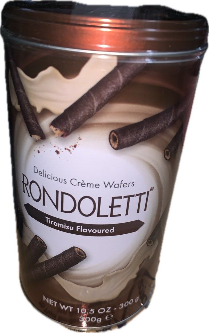RONDOLETTI WAFER TIRAMISU 300G (Category: Other Food & Drinks) located in Imus. Submitted by foodhaveit24 (Listing ID 1405803134, Image 1). Description: .