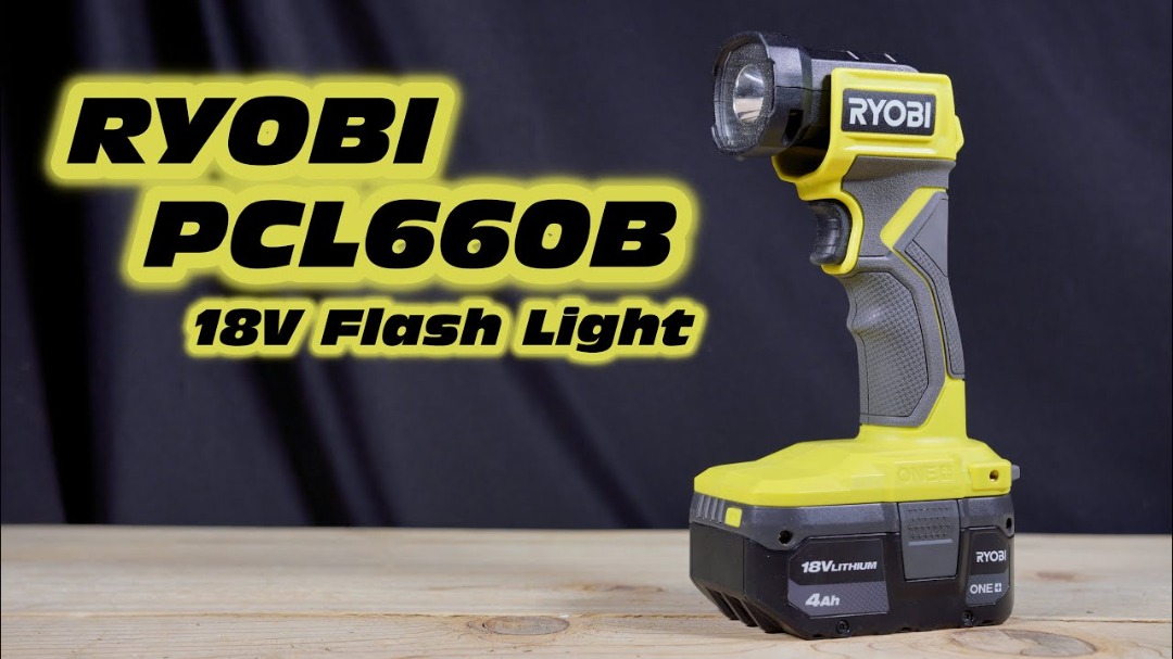 RYOBI PCL660B 18V Cordless LED Flash Light (Tool Only), Furniture ...