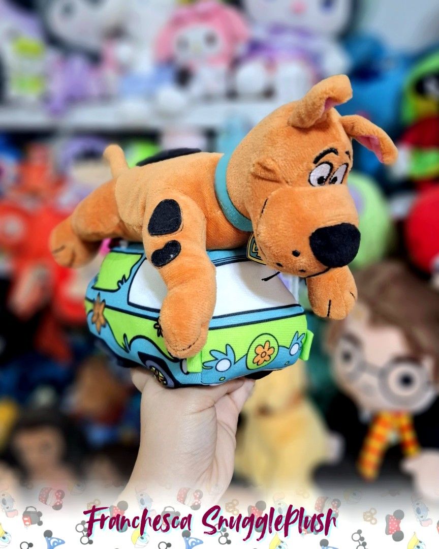 Scooby Doo & Mystery Machine Car plush (Category: Plushies & Soft Toys) located in Bacolor. Submitted by franchescasnuggleplush (Listing ID 1405829091, Image 1). Description: SCOOBY DOO and Mystery Machine car Plush 🐶✨️ M - ₱𝟯𝟴𝟬 Scooby Doo w/ tag & warner bros. Patch Mystery Machine car w/ Plush Tag - RAREFIND! Condition: in great condition 🔥 - MINE NOW, PAY NOW (first to pay basis) - wysiwyg, color may vary due to lighting and camera 📍loca