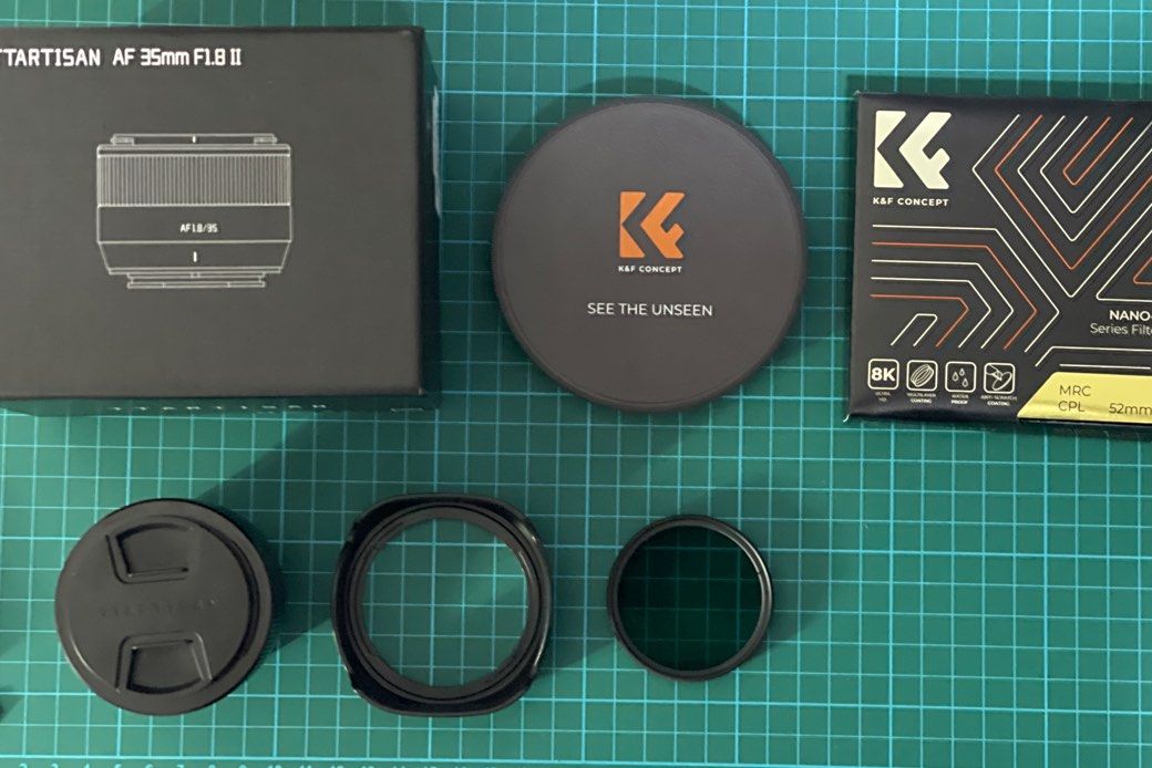 TTArtisan 35mm f1.8 II Lens (Fujifilm X mount) + K&F CPL Filter ...