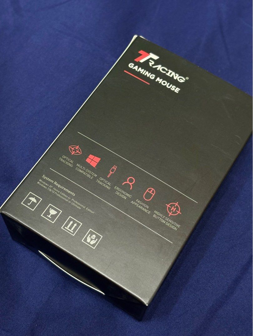 TTRacing USB Wired RGB Lighting Gaming Mouse (Category: Mouse & Mousepads) located in San Fernando. Submitted by louluntian (Listing ID 1405900659, Image 3). Description: 𝐂𝐨𝐧𝐝𝐢𝐭𝐢𝐨𝐧: Never been used | No issues 𝐋𝐨𝐜𝐚𝐭𝐢𝐨𝐧: Pampanga 𝐌𝐎𝐏: GCASH Only 𝐂𝐨𝐮𝐫𝐢𝐞𝐫: Lalamove | J&T Express (Shipping fee c/o buyer) .