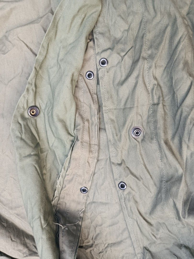 US Military Sleeping Bag Case M-1945 (Category: Hiking & Camping) located in Concepcion. Submitted by lowkeythrifter.ph (Listing ID 1405864028, Image 3). Description: CASE, SLEEPING BAG, M-1945 Very Good Condition See pics for actual measurements & issues 1️⃣4️⃣9️⃣9️⃣ + 9️⃣5️⃣ ✈️@ Gcash / Palawan, Payment First. Bawal sa Maselan, PM if Interested. 1st to Pay God bless....