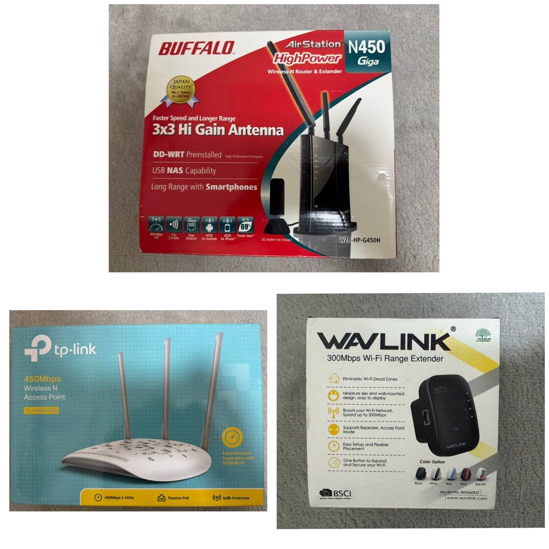 WiFi Routers and Range Extenders - WavLink, Buffalo, TP-Link, Computers ...