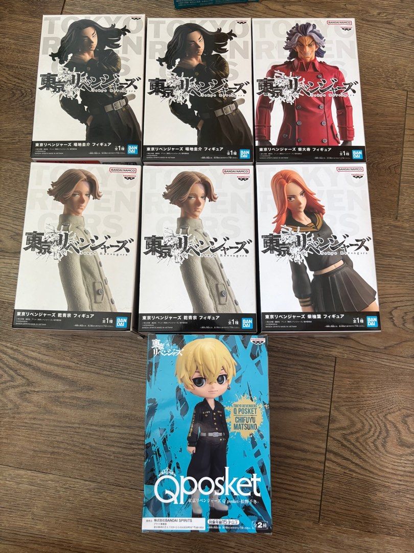 [WTS] Misc Anime Action Figure Gundam Blue Lock Attack on Titan Mashle Demon Slayer Tokyo Revenger (Category: Toy Figures) located in Singapore. Submitted by tsukifinds (Listing ID 1405888380, Image 3). Description: Price $15 each Buy 3 figure+ @$12 each.