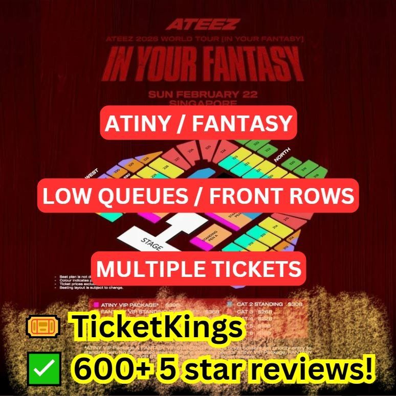 ATEEZ 2026 WORLD TOUR [IN YOUR FANTASY] IN SINGAPORE CONCERT