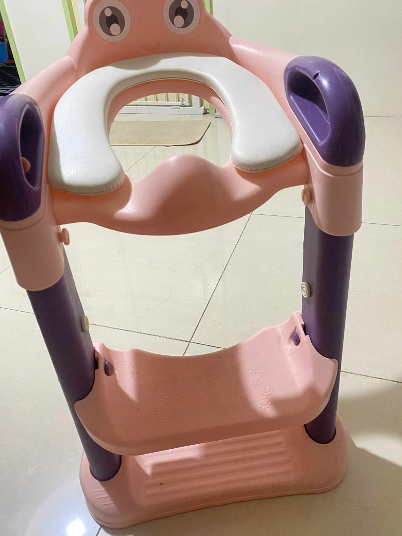 Baby Toilet Ladder (Category: Toilet Training) located in Caloocan City. Submitted by loreinnemndz (Listing ID 1405958985, Image 1). Description: Baby Toilet Ladder Original price: ₱474 MOP: Gcash only willing to vc or legit check before payment ❌NO CANCELLATION ❌NO RESERVATION First to pay basis only!.