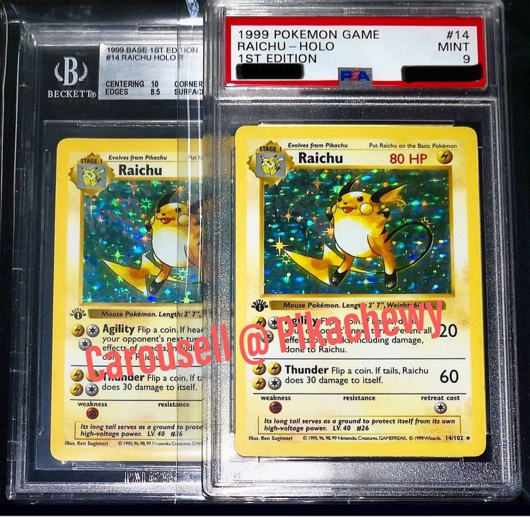 Beckett vs PSA Experience on Pokemon Cards, Hobbies & Toys, Toys & Games on  Carousell