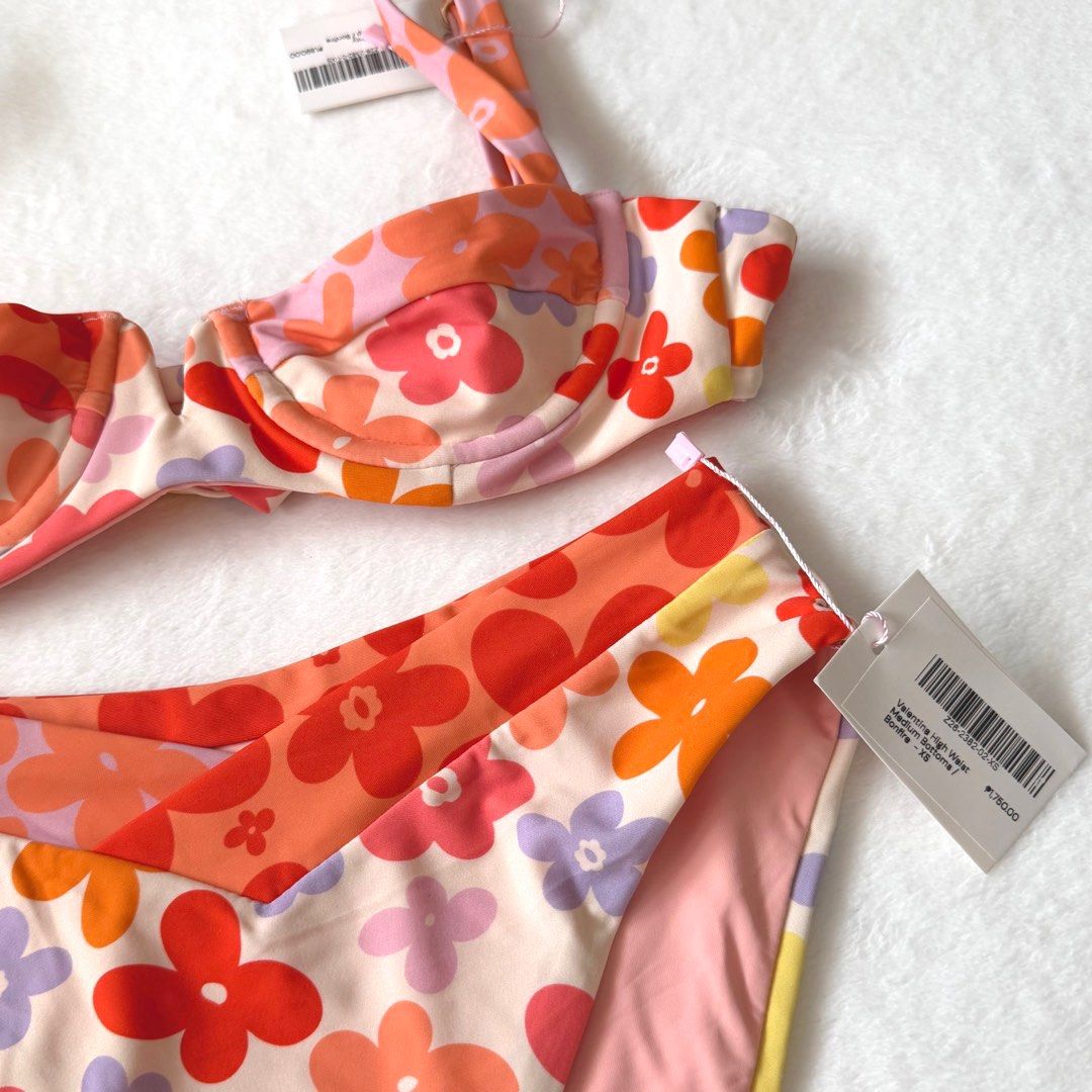 Blackbough Valentina in Bonfire Bikini (Category: Bikinis & Swimsuits) located in Pasig City. Submitted by thriftystudio (Listing ID 1405968787, Image 1). Description: Blackbough Valentina Dainty Underwire Top in Bonfire ✨ New, didn’t get to use it (with a tag) ✨ XS size ✨Bikini top srp: ₱1,890 Blackbough Valentina High Waist Medium Bottoms in Bonfire ✨ New, didn’t get to use it (with a tag) ✨ XS size ✨ Bikini bottom srp: ₱1,750 FYI 📌 100% origi