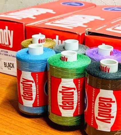 Dandy rugged Sewing Thread (Category: Craft Supplies & Tools) located in Quezon City. Submitted by whizdepot (Listing ID 1383728020, Image 3). Description: This is a heavy-duty polyester thread suitable for robust sewing applications.