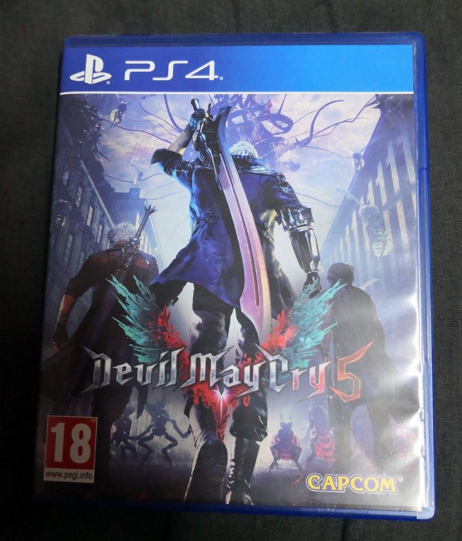Devil May Cry 5 - PS4 (Category: PlayStation) located in Melaka Tengah. Submitted by cendrucker (Listing ID 1406085321, Image 1). Description: Devil May Cry 5 for PlayStation 4. Features high-octane action and dynamic characters with the latest Capcom gaming technology. Experience a brand new story in the legendary action series. Join the demon hunters in a signature blend of high-octane action and dynamic characters. Back to raise hell!.