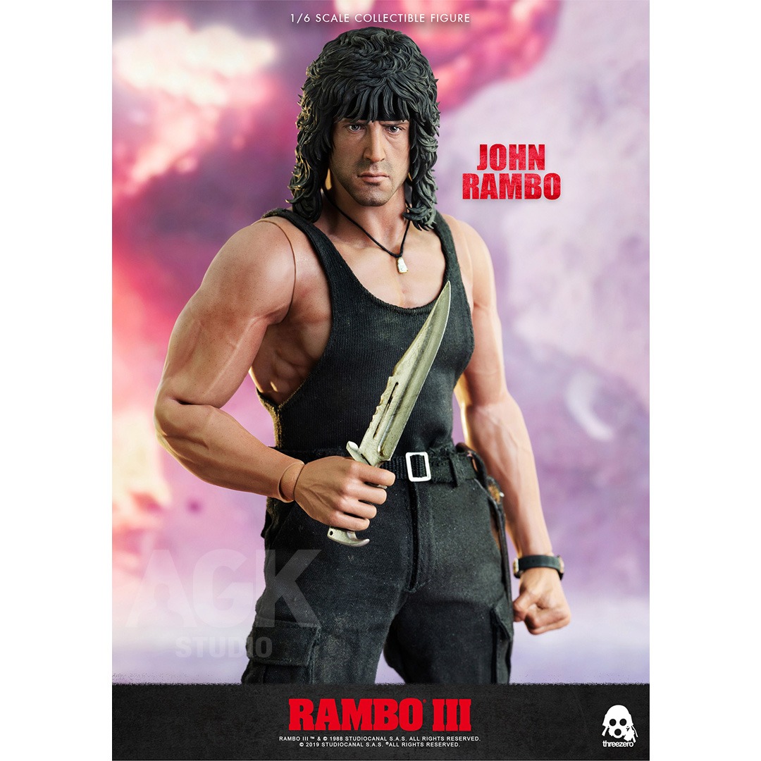 [Displayed] Threezero 1/6 Rambo III NOT hot toys, Hobbies & Toys, Toys ...
