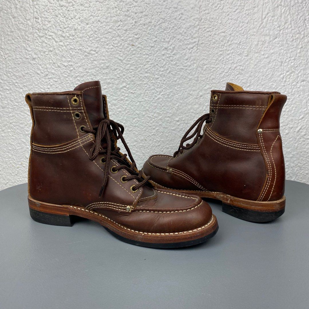 Double RL Brunel Leather Work Boots (Category: Boots) located in Baguio. Submitted by lordeidara (Listing ID 1405949179, Image 3). Description: Double RL Brunel Leather Work Boots Size tagged: 7 Issue: None Condition: Excellent Color: Brown Made: USA Insole:10.5 Outsole:11.7 Heel:1.5 -$400/10,500 Read the description and check all photos carefully before buying strictly no cancellations and no refund You can also have it checked if it’s legit or 