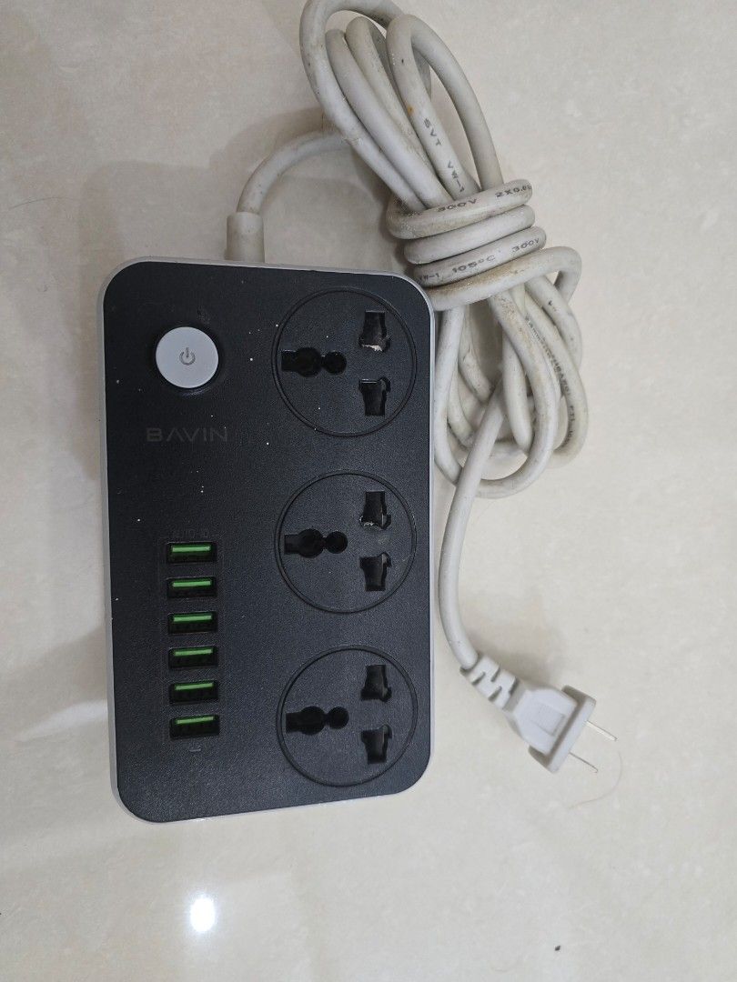 Extension Cords (Used-5pieces) with plug adaptor (2pcs) (Category: Electrical, Adaptors & Sockets) located in Quezon City. Submitted by sweetseraph (Listing ID 1406090812, Image 2). Description: ***Buyer to book own courier and shoulder shipping fee. Pick up Location: Manhattan Parkway Tower 3, General Malvar Ave., Cubao, QC, near Gateway Mall --- All working, no issues rfs: Moving out.