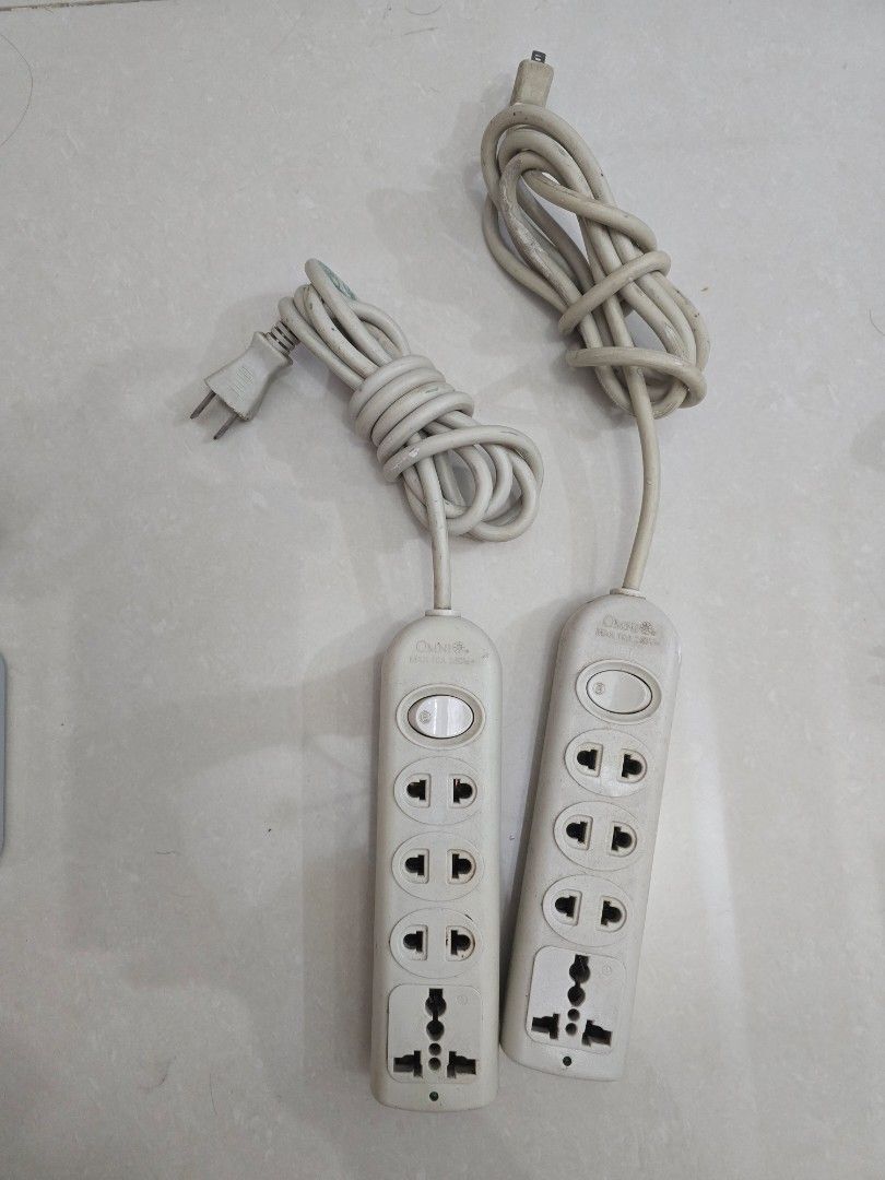 Extension Cords (Used-5pieces) with plug adaptor (2pcs) (Category: Electrical, Adaptors & Sockets) located in Quezon City. Submitted by sweetseraph (Listing ID 1406090812, Image 3). Description: ***Buyer to book own courier and shoulder shipping fee. Pick up Location: Manhattan Parkway Tower 3, General Malvar Ave., Cubao, QC, near Gateway Mall --- All working, no issues rfs: Moving out.