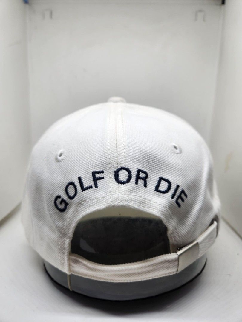 GOLF OR DIE CAP (Category: Caps & Hats) located in Makati City. Submitted by CAPSnHATS (Listing ID 1406095211, Image 3). Description: fresh from balikbayan box actual picture posted what you see is what you get sf 90pesos MM.