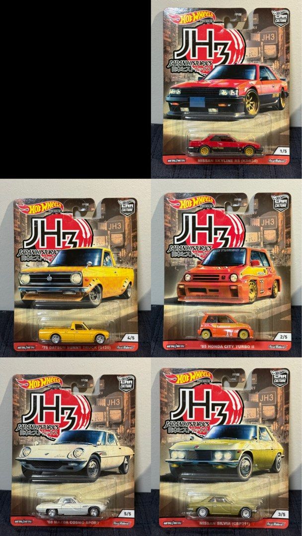 Hot Wheels Japan Historics JH3 Set (Category: Vehicle & Diecast Models) located in Quezon City. Submitted by cat13v (Listing ID 1406015142, Image 1). Description: .