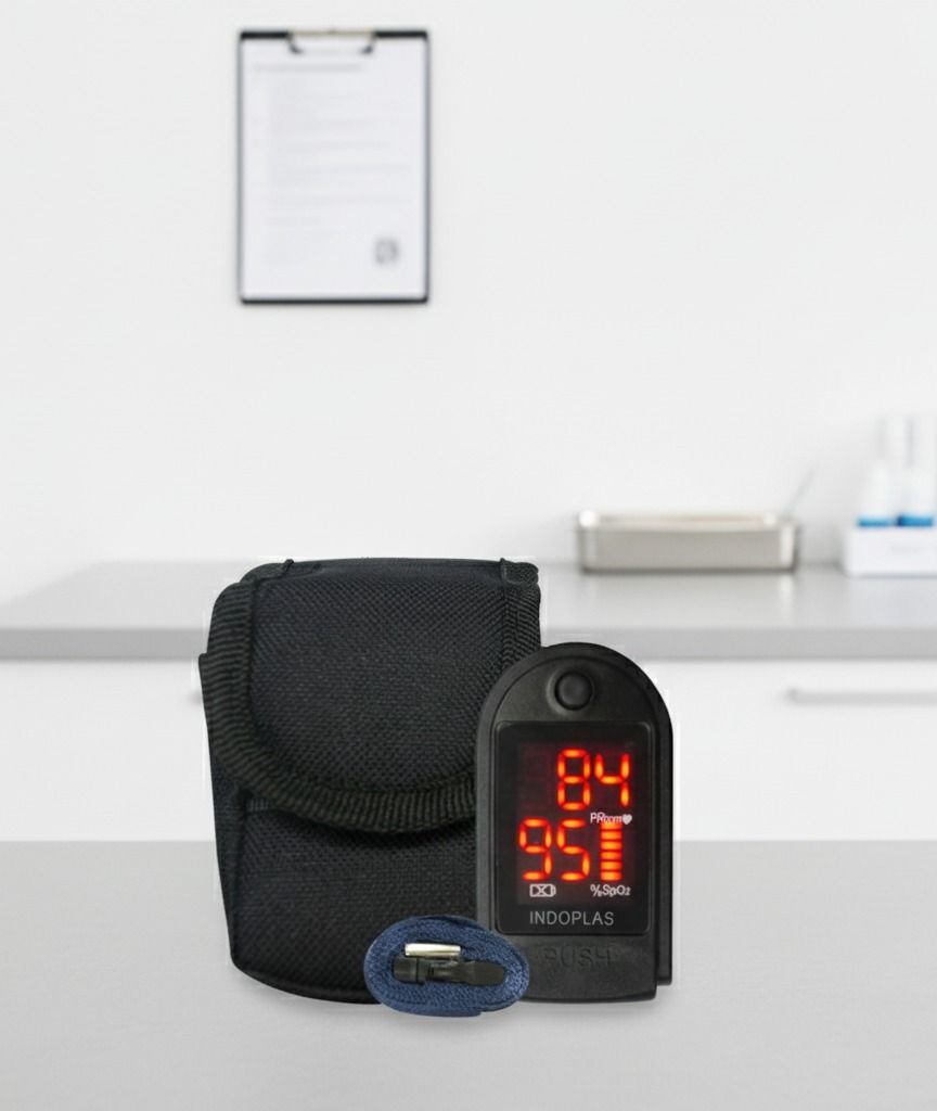 INDOPLAS PULSE OXIMETER (Category: Medical Supplies & Tools) located in Quezon City. Submitted by andrea_dxs (Listing ID 1405932813, Image 1). Description: .