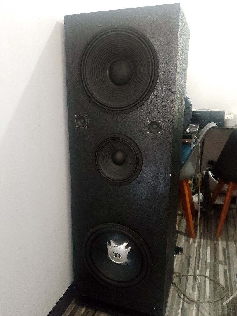 JBL Speaker (Category: Soundbars, Speakers & Amplifiers) located in Manila. Submitted by cj1808 (Listing ID 1406072321, Image 1). Description: JBL subwoofer with 3way system loc: north caloocan.