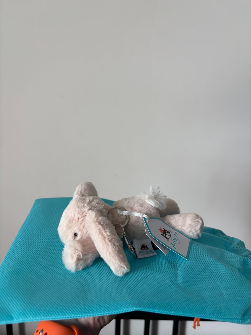 Smudge Rabbit Keychain Jellycat Smudge Bunny Keychain (BNWT), Hobbies & Toys, Toys & Games on ...