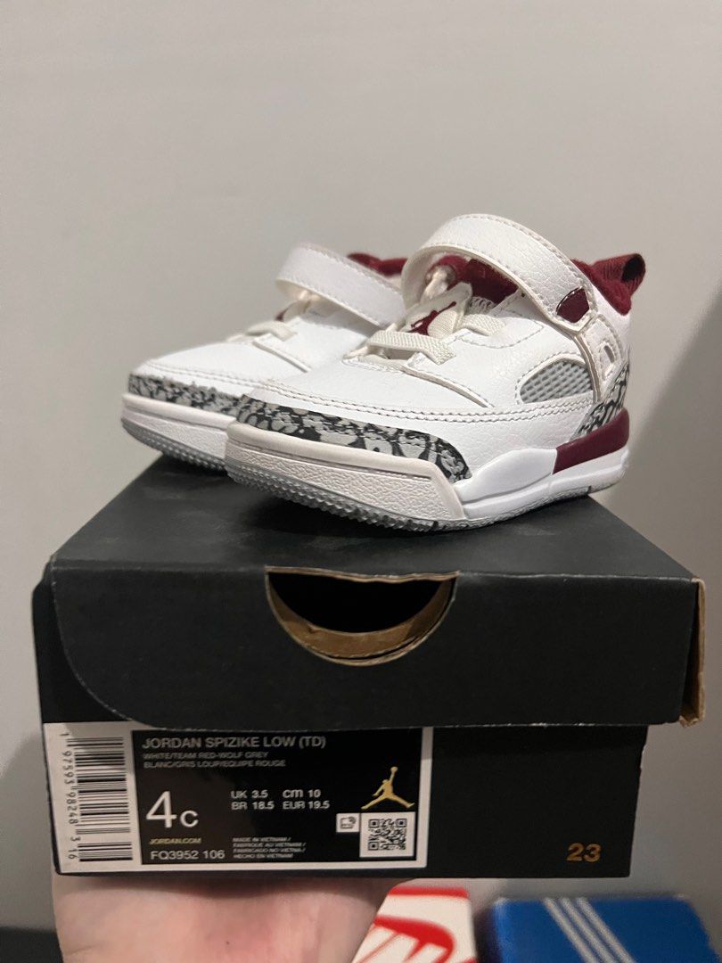 Jordan Spizike Low (TD) - Infant (Category: Babies & Kids Fashion) located in Marikina City. Submitted by itsjaneee (Listing ID 1406068214, Image 2). Description: Jordan Spizike Low Size: 4C | 10cm Used once .