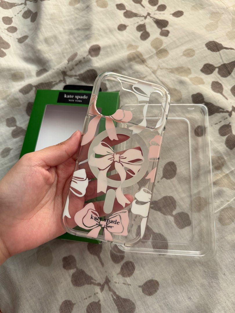 Kate Spade Case - Iphone 17 Pro (Category: Cases & Sleeves) located in Quezon City. Submitted by nyeli (Listing ID 1405946709, Image 3). Description: Rfs: too many cases.
