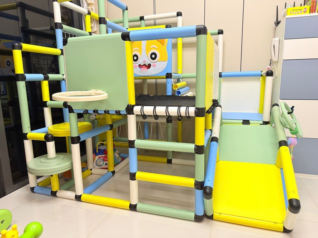 Play Gym Kids' Indoor Play Structure - Multi-Activity Center, Hobbies ...