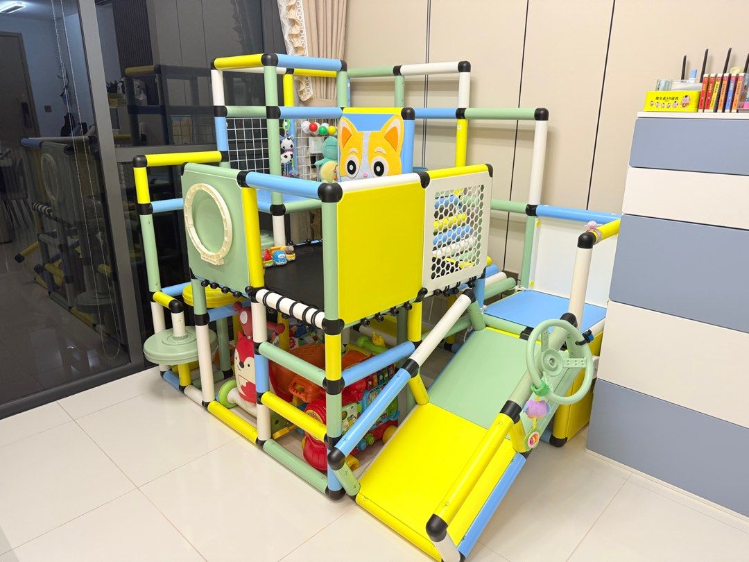 Play Gym Kids' Indoor Play Structure - Multi-Activity Center, Hobbies ...