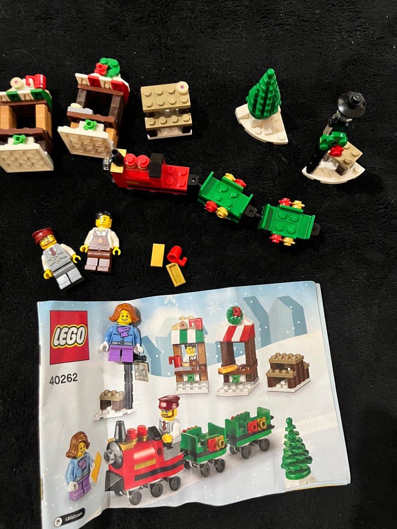 Lego 40262 Holiday Toy Train (Category: Lego & Building Sets) located in Caloocan City. Submitted by snapshop_ph (Listing ID 1405987393, Image 1). Description: Sold as set Minor missing piece.