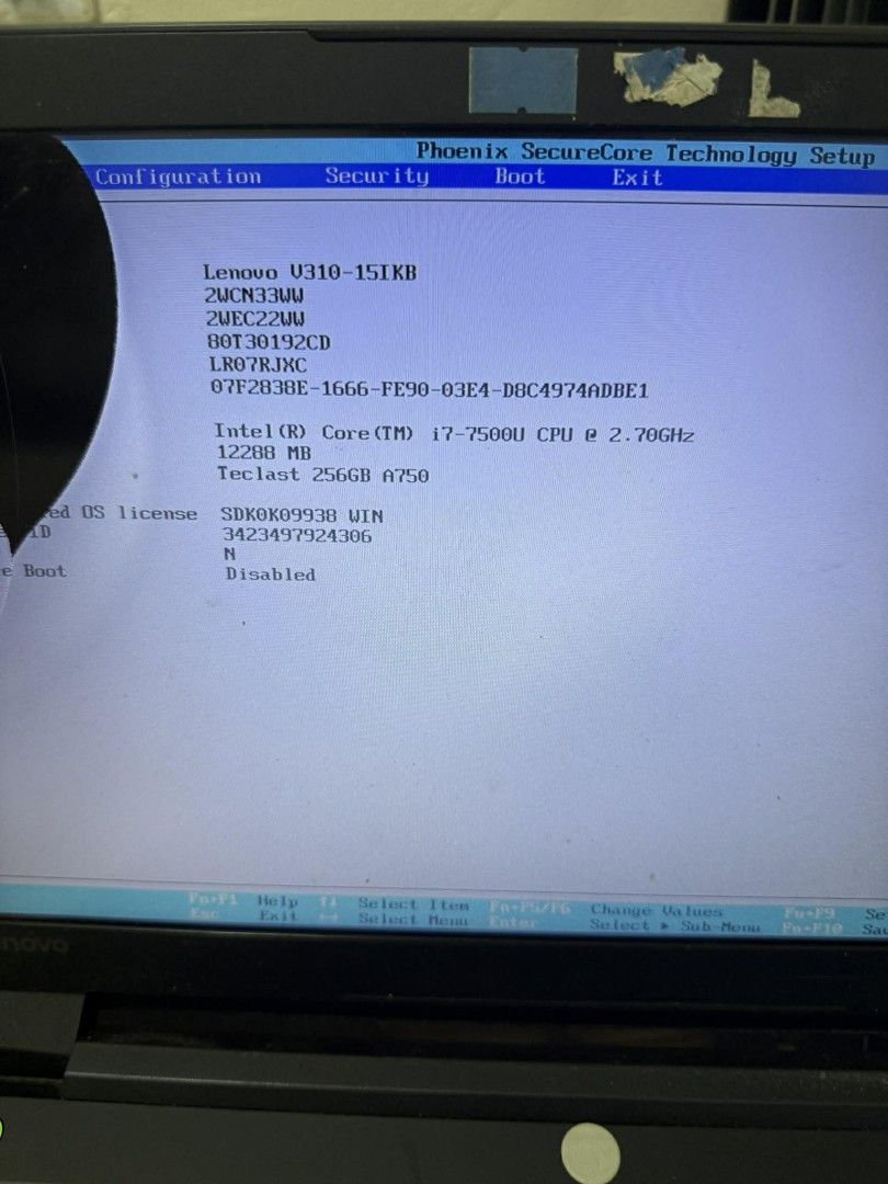 Lenovo Ideapad (Category: Laptops & Notebooks) located in Manila. Submitted by lhainelovi71994 (Listing ID 1406047365, Image 2). Description: Lenovo Ideapad I7 7th gen 12gb ram 256gb ssd LCD issue With charger Pormat Nyo nalang din po 5,500 only.