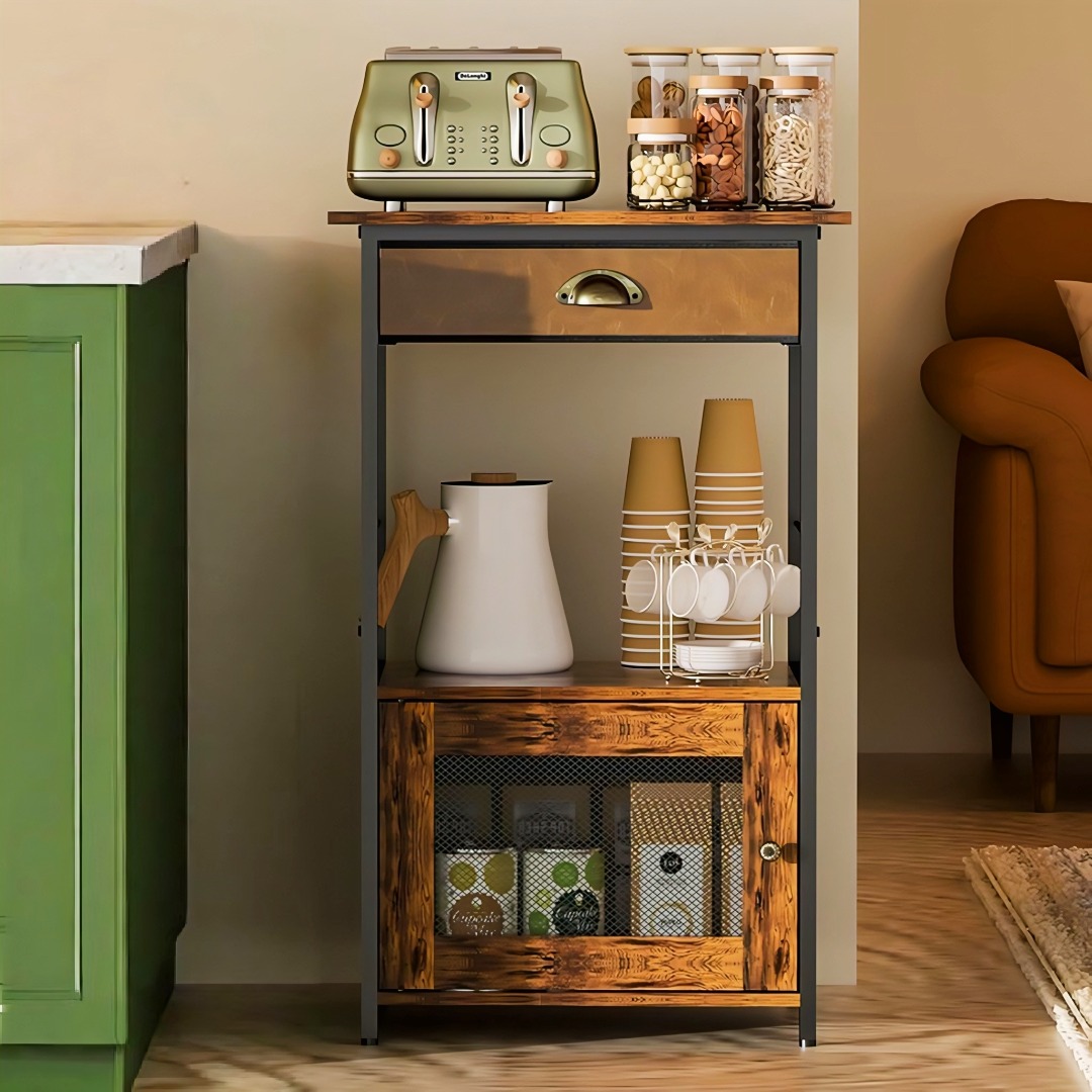 Multi Layer Kitchen Rack | Compact Kitchen Storage Shelf | Stylish ...